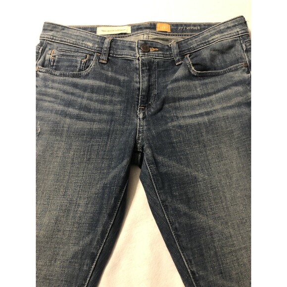 Anthropologie Pilcro Women's Jeans Hyphen Distressed Straight Size 27 X 31 - Picture 2 of 8